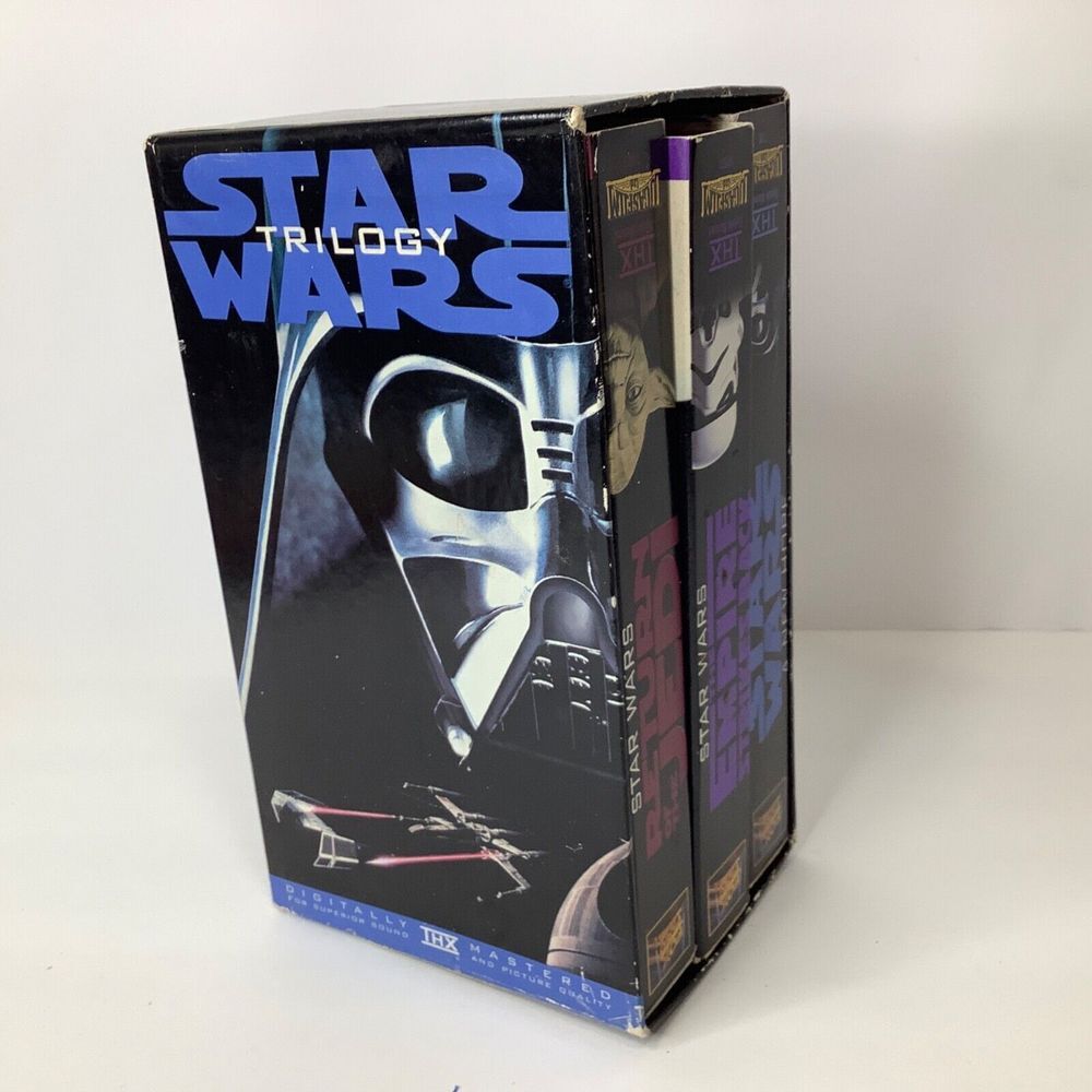 Star Wars Trilogy 3-Tape‎ Set VHS 1995